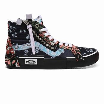 Vans Florals Sk8-Hi Reissue CAP - Naisten Korkeavartiset tennarit - Mustat